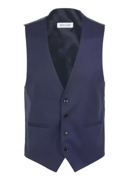 Wam Denim Gilets<Plaid Vest 70071 Scotsville Navy