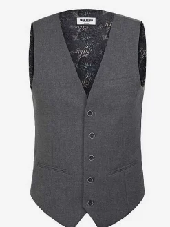 Wam Denim Gilets<Plaid Vest 74111 Strazburg Anthracite