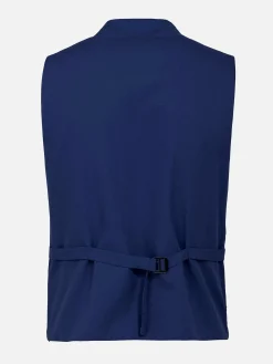 Wam Denim Gilets<Plaid Vest Fabian Blue