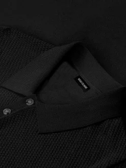 Wam Denim Polo'S<Polo Mt-1K Black