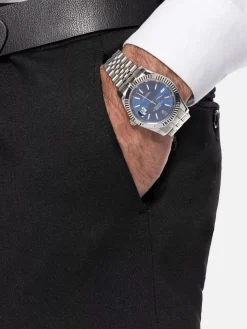 Wam Denim Pantalons<Red Wood Glen Check Slim Fit Dark Red Black Suit Pantalon