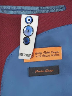 Wam Denim Colberts<Relaxed Slim Fit Monarch Dark Red Colbert