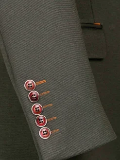 Wam Denim Colberts<Relaxed Slim Fit Monarch Khaki Colbert