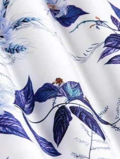 Wam Denim Overhemd Lange Mouwen<Santorini White Floral Print Overhemd Lange Mouw