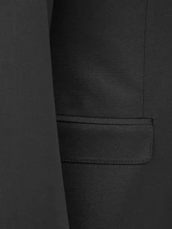 Wam Denim Colberts<Scottsville Notch Lapel Black Suit Colbert