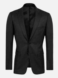 Wam Denim Colberts<Scottsville Notch Lapel Black Suit Colbert