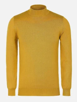 Wam Denim Sweaters<Siena Round-Necked Dark Yellow Sweater