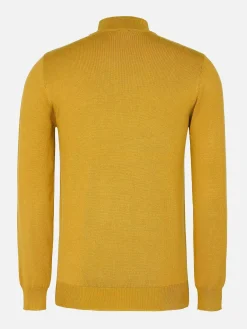 Wam Denim Sweaters<Siena Round-Necked Dark Yellow Sweater