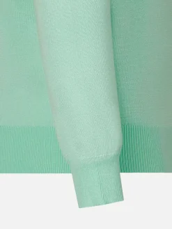 Wam Denim Sweaters<Siena Round-Necked Menthol Sweater