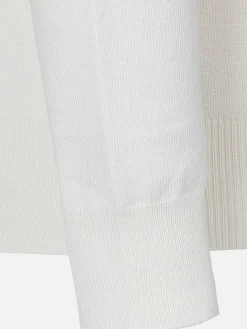 Wam Denim Sweaters<Siena Round-Necked White Sweater