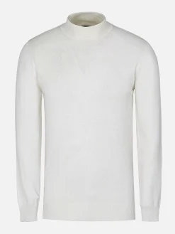 Wam Denim Sweaters<Siena Round-Necked White Sweater