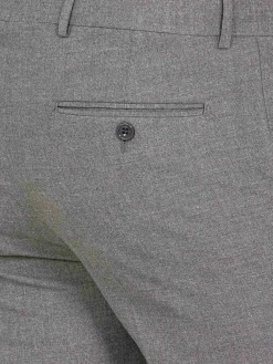 Wam Denim Pantalons<Slim Fit Textured Anthracite Pantalon