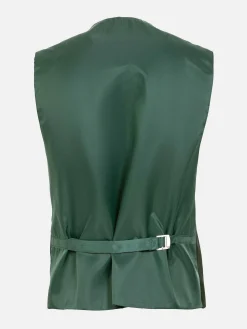 Wam Denim Gilets<Slim Fit Textured Green Gilet