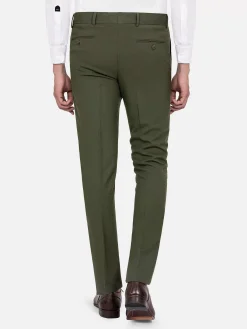 Wam Denim Pantalons<Slim Fit Textured Khaki Pantalon