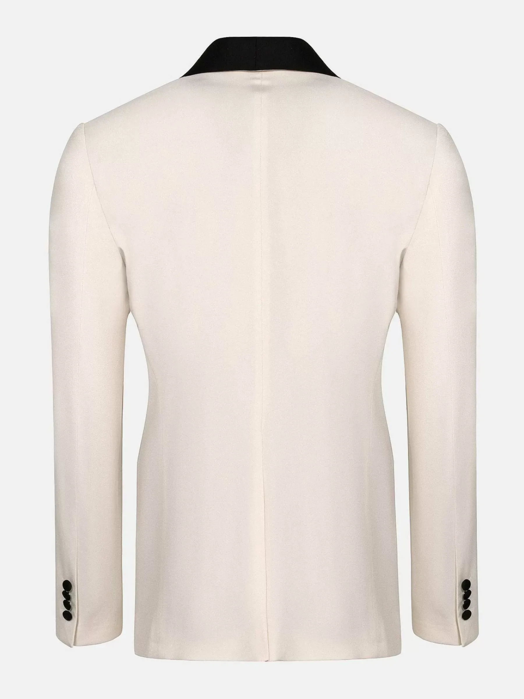 Wam Denim Colberts<Slim Fit White Tuxedo Colbert