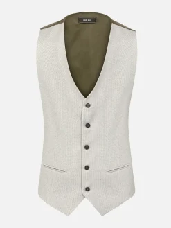 Wam Denim Gilets<Suit Gilet 70113 Nicola Light Grey