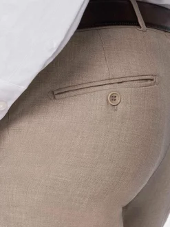 Wam Denim Pantalons<Suit Pantalon 70085 Araya Beige