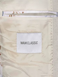 Wam Denim Colberts<Sur Mer Slim Fit Single Breasted Beige Colbert