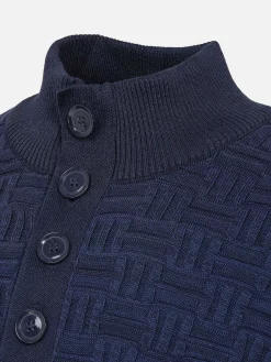 Wam Denim Sweaters<Sweater 76363 Florida Navy