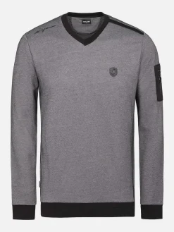 Wam Denim Sweaters<Sweater 76294 Pajara Stone Anthracite