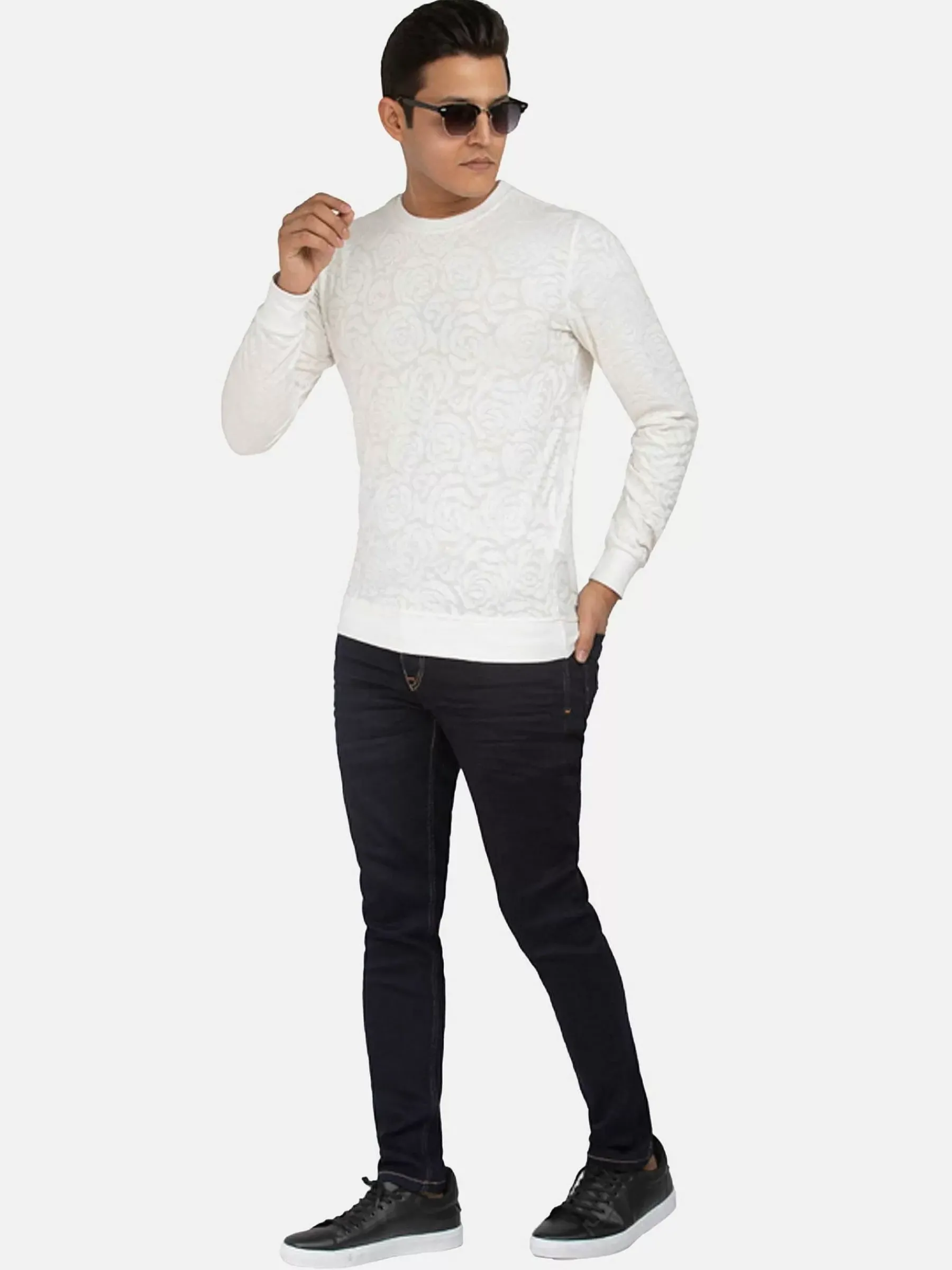 Wam Denim Sweaters<Sweater 76281 St. Petersburg Off White