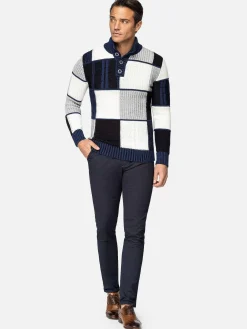 Wam Denim Truien<Truien 77542 Cambridge Navy White