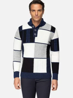 Wam Denim Truien<Truien 77542 Cambridge Navy White