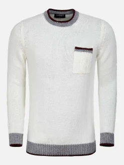 Wam Denim Truien<Truien 77519 Sisal Off White