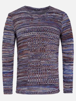 Wam Denim Truien<Truien Tuscon Royal Blue Brown