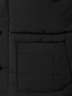 Wam Denim Bodywarmer<Velvet Crew Neck Black Bodywarmer