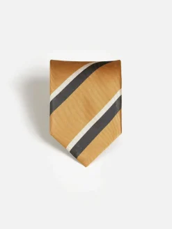 Wam Denim Stropdassen<William Powell Black Orange Stropdas