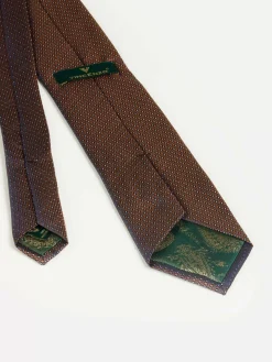 Wam Denim Stropdassen<William Powell Dark Red Stropdas