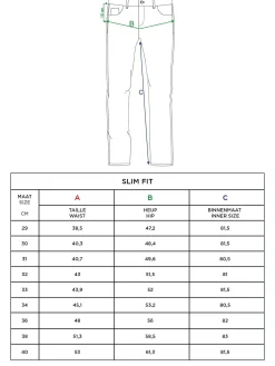 Wam Denim Jeans<Zion Mini Check Slim Fit Navy Jeans