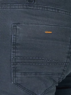 Wam Denim Jeans<Zion Mini Check Slim Fit Navy Jeans